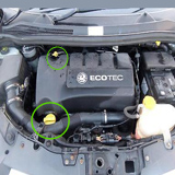 picture of a cars engine